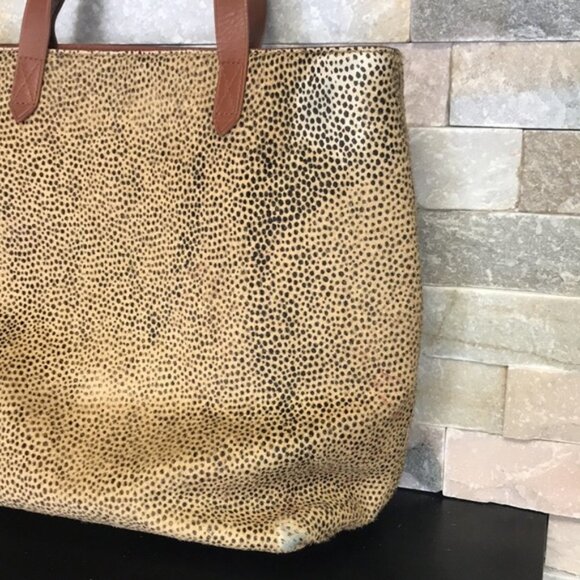 MADEWELL Genuine Calf Hair Med.Transport Tote(7) - Picture 8 of 11